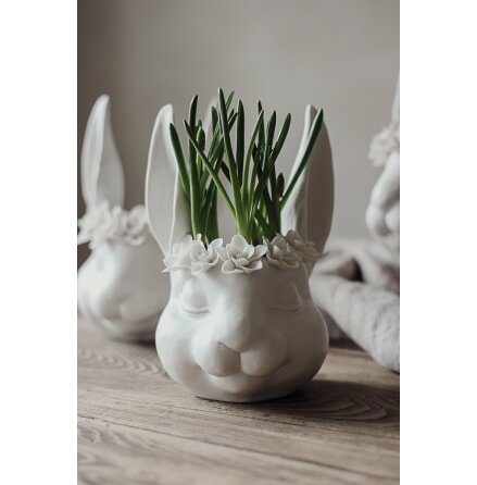 Majas Floral handmade Bunny vase