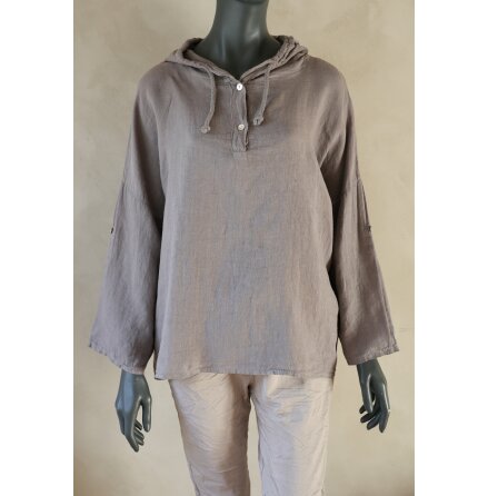 Surfer Linne Hoddie Taupe