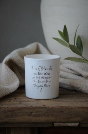 Majas Lykta Good friends are like stars.. inkl gåvobox