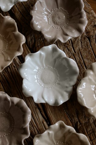 Majas Blomstra skål white