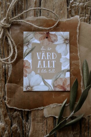 Majas Gåvokort Du är värd allt & lite till