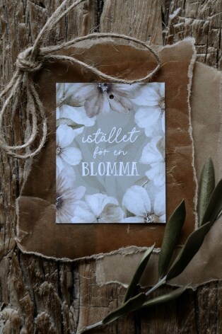 Majas Gåvokort Istället för en blomma