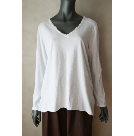 Lngrmad T-shirt Vit
