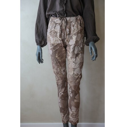 Magiska Byxor Vilda Blommor Taupe