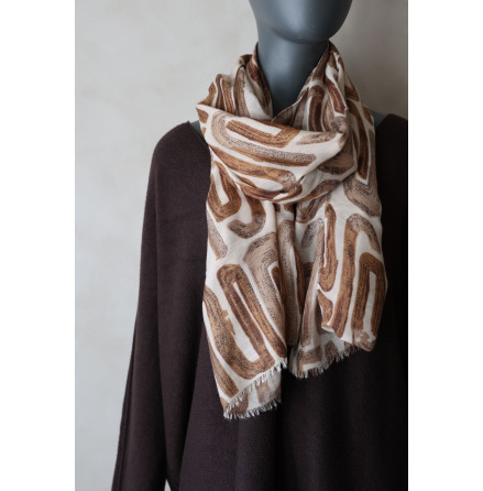 Sjal Nova Beige