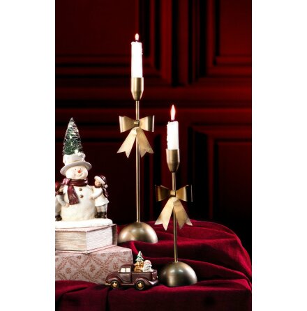 Ljusstake Rosett Mssing Stor