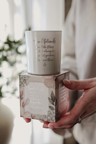 Majas Lykta Good friends are like stars.. inkl gåvobox