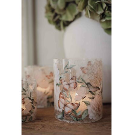 Majas Lykta Hortensia & Butterflies 10x12 cm