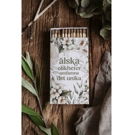 Majas Tndsticksask lska olikheter, omfamna det unika