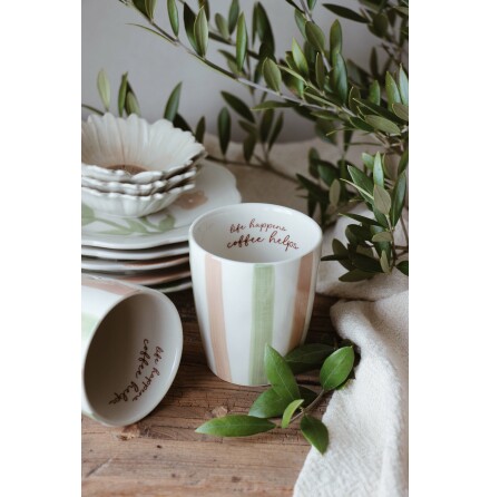 Majas Mugg Life happens Coffee helps