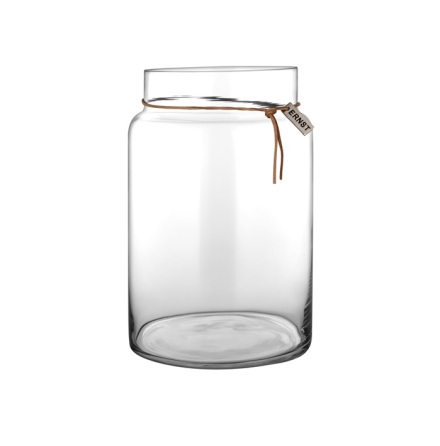 Glasvas Rak 15x22,5 cm