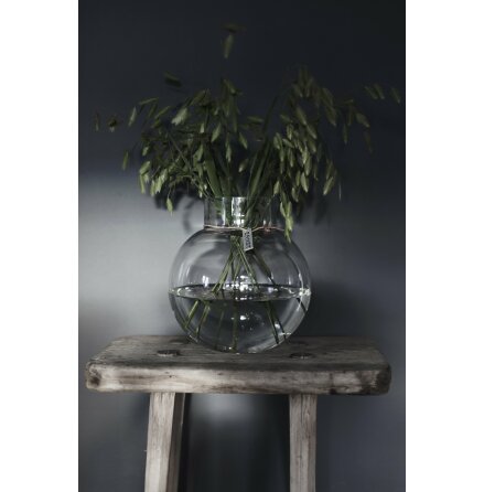 Glasvas Rund 24x25 cm