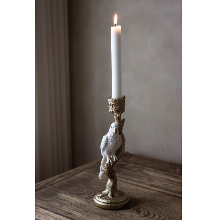 Ljusstake F�gel p� Gren