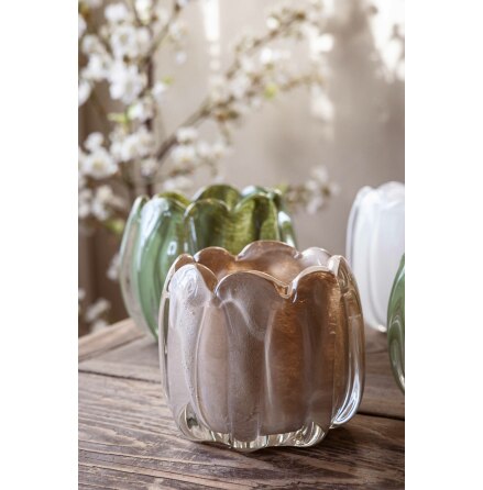 Mila Ljuslykta Beige Liten