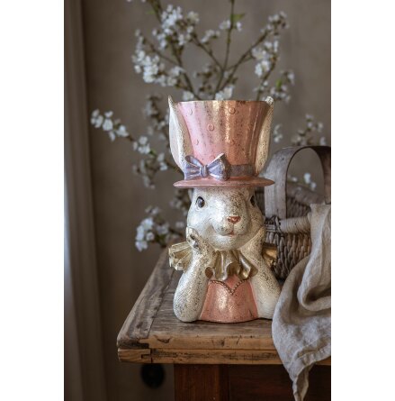 Byst Kanin Hatt Cirkus Rosa