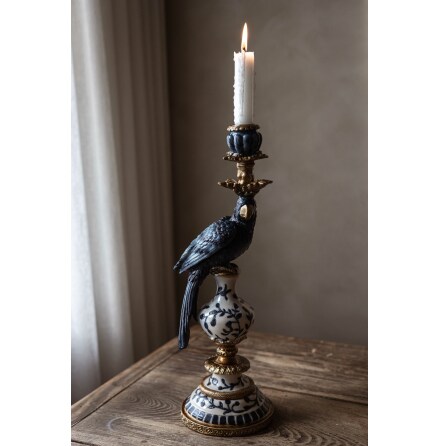 Ljusstake Papegoja Bl�