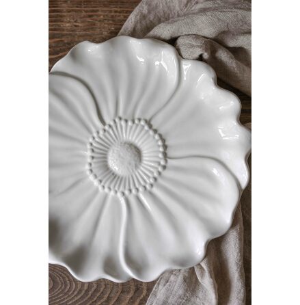 Majas Blomstra Stort Fat Vitt