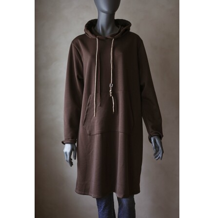 Vide Hoodie Kl�nning Coffee