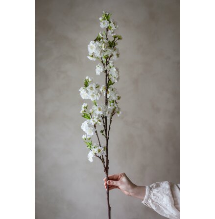 Konstv�xt K�rsb�rsblom Vit Stor