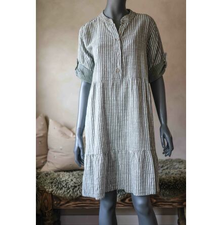 Striped Shortdress Green