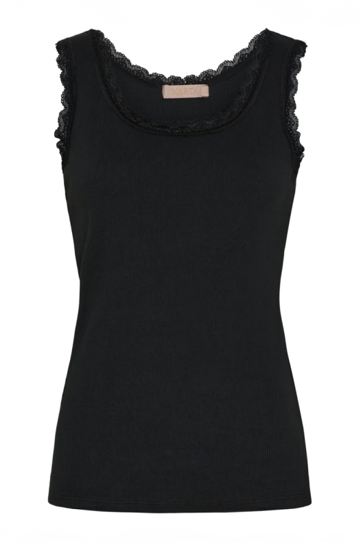 Angeline Top Svart