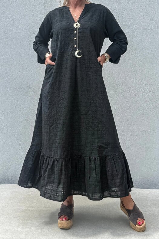 Loule Broderi Anglaise Black
