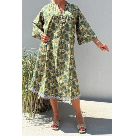 Mumbai Butterfly Print Green