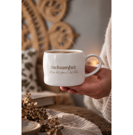 Majas Keramik Mugg Tacksamhet