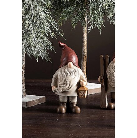 Dekoration Tomte Med Lykta