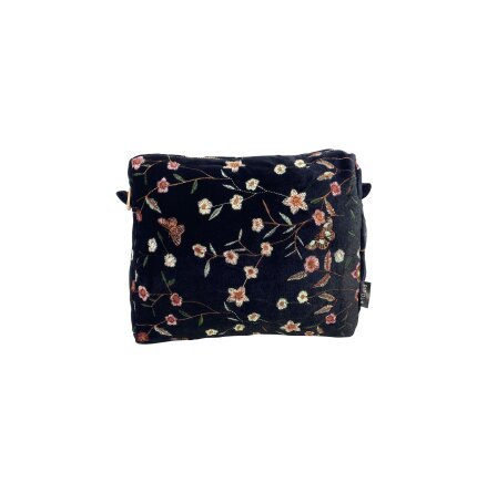 Garden Velvet Big Cosmetic Black Necess�r