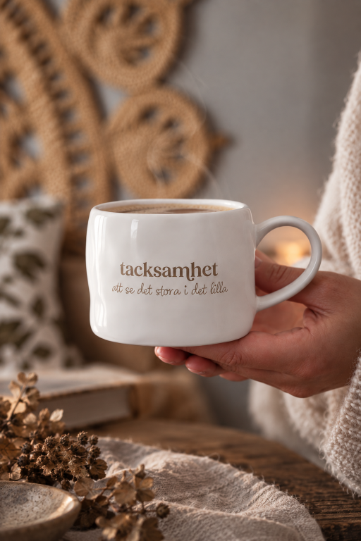 Majas Keramik Mugg Tacksamhet
